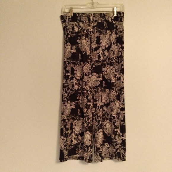 𝅺john Paul Richard Flowy Crop Paisley Pants - Picture 1 of 6